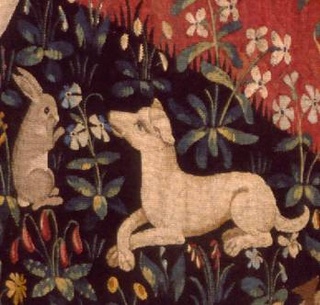 L'une des tapisseries de la série "La Dame à la Licorne", entre 1484 et 1500. Photo <a href="http://commons.wikimedia.org/wiki/File:The_Lady_and_the_unicorn_Sight_det3.jpg">domaine public</a>